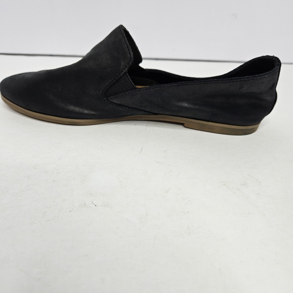 Lucky Brand Slip On Shoes Black Flats Size 6.5 Heel To Toe 9.5" - Picture 5 of 8